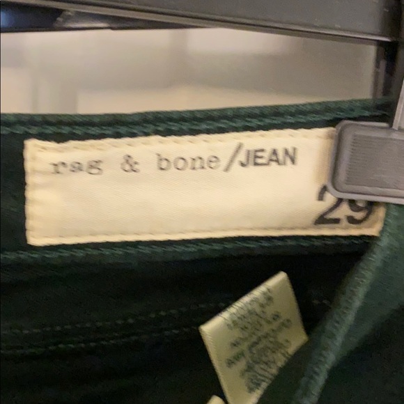 Gorgeous Forest green Rag & Bone skinny jeans - Picture 3 of 5